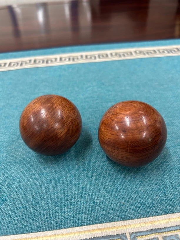 非金属木质手链 缅甸花L练手指灵活球 手球训练 中老年人手玩