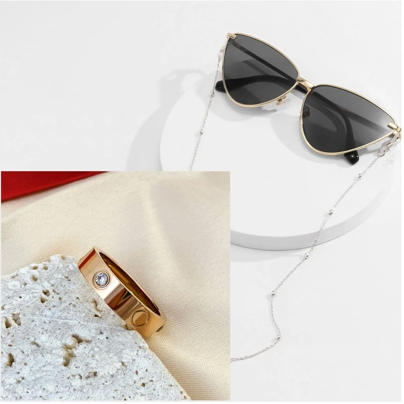 卡介子love经典时尚气质眼镜链