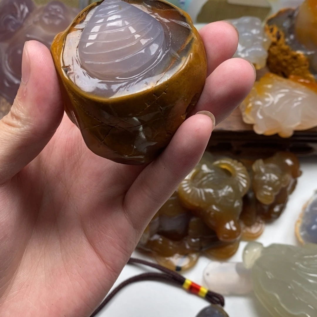 玛瑙/玉髓未镶嵌颈饰