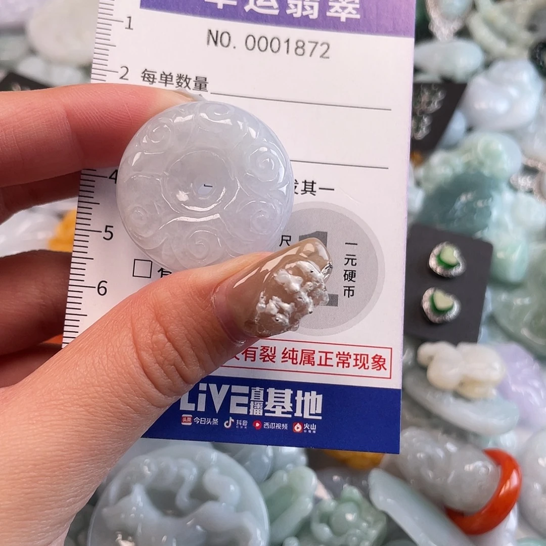 翡翠未镶嵌颈饰1872