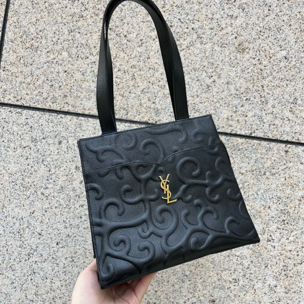 95新 YSL/圣罗兰 圣罗兰浮雕款单肩包斜挎包