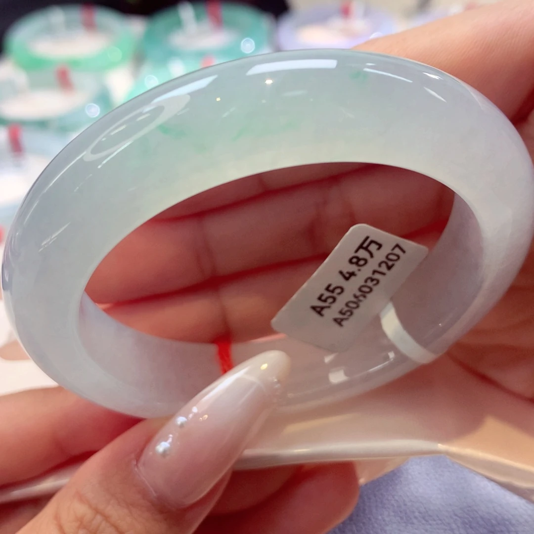 未镶嵌手镯翡翠正圈27号66