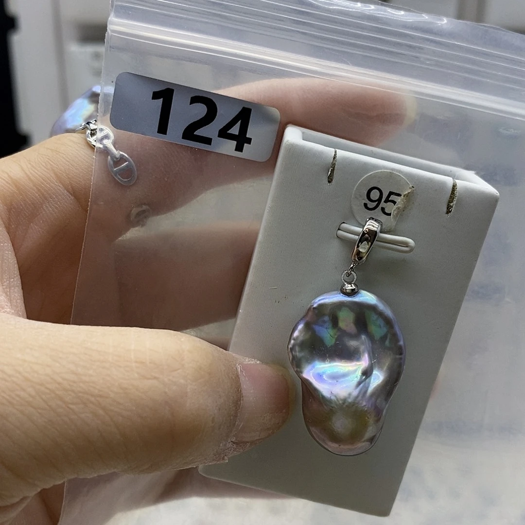 颈饰合金淡水珍珠