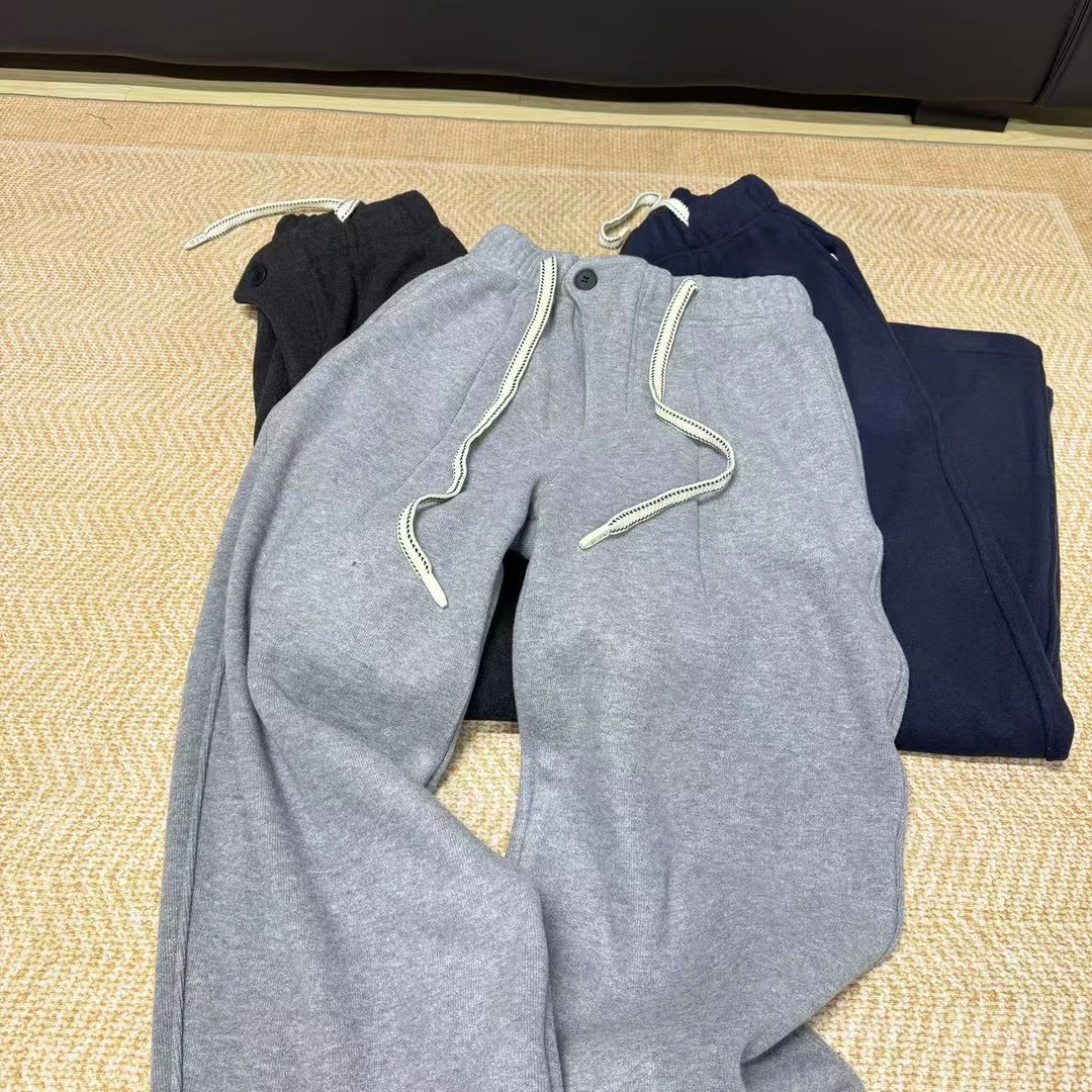 韩版时尚三色纽扣休闲卫裤