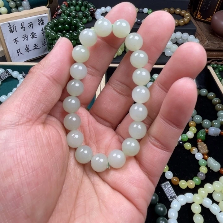 和田玉手串未镶嵌