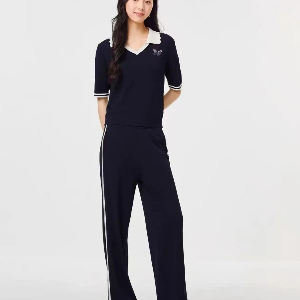 【时尚穿搭】商场同款25年夏新款休闲纱针织毛衫92001-TBH