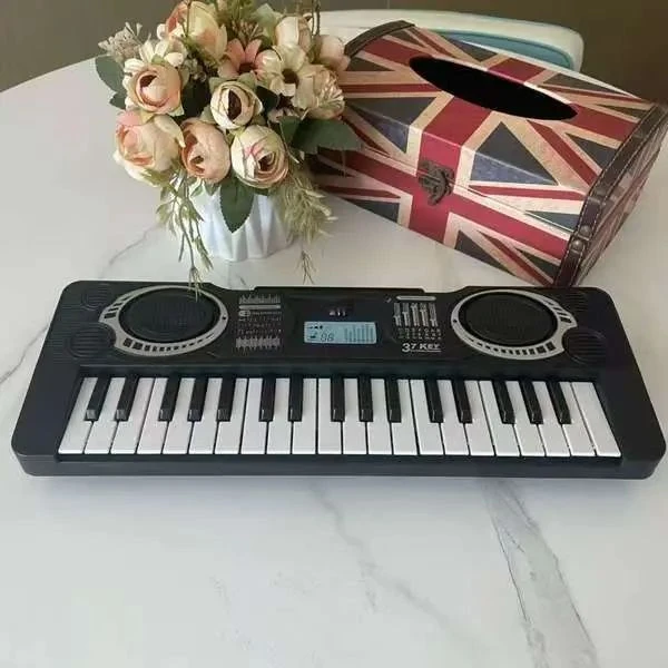 电子琴初学者电钢琴可弹奏带话筒多功能音乐乐器玩具钢琴