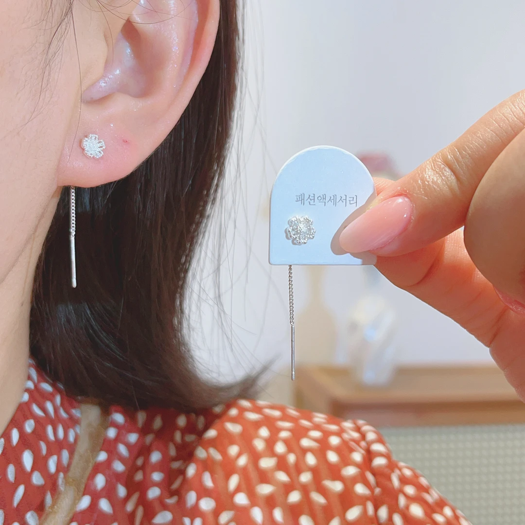 简约清新时尚气质款耳线百搭款耳饰-575