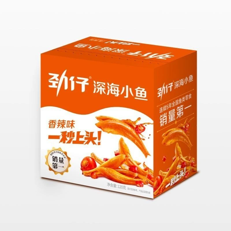 劲仔小鱼香辣味盒装120g