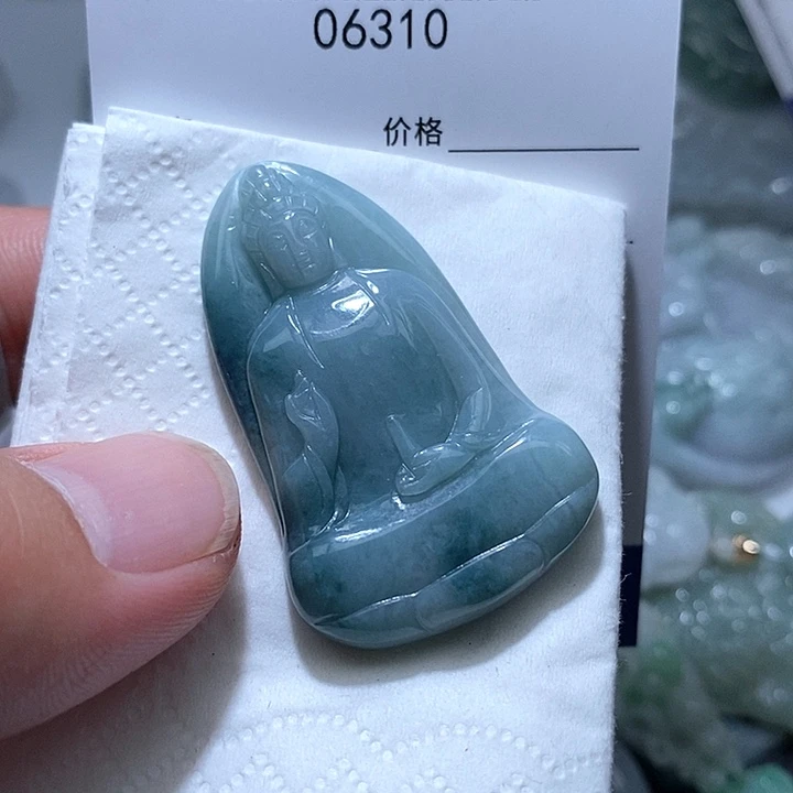翡翠未镶嵌颈饰天光墟翡翠市场现金代购