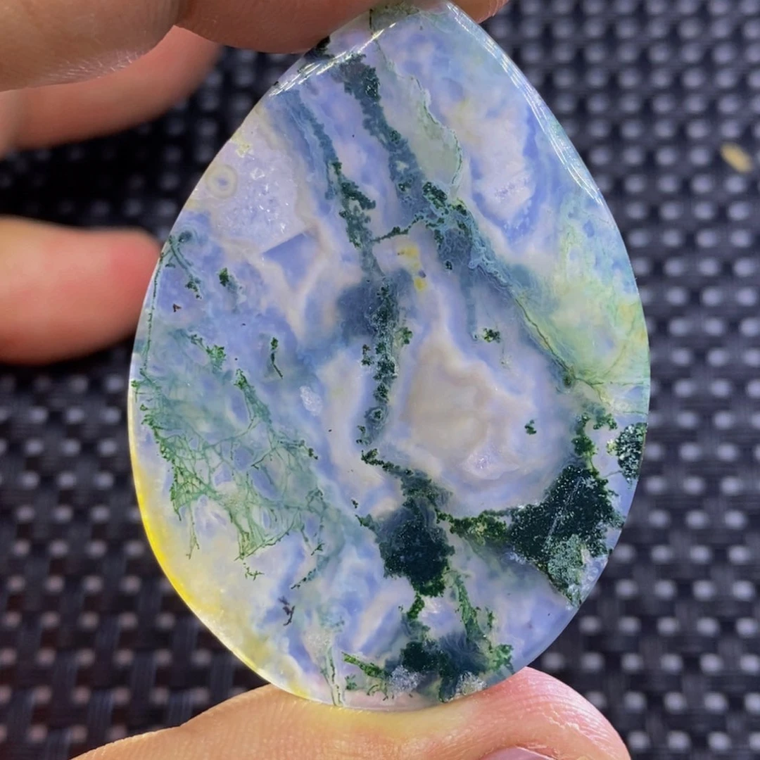 玛瑙/玉髓颈饰未镶嵌感*