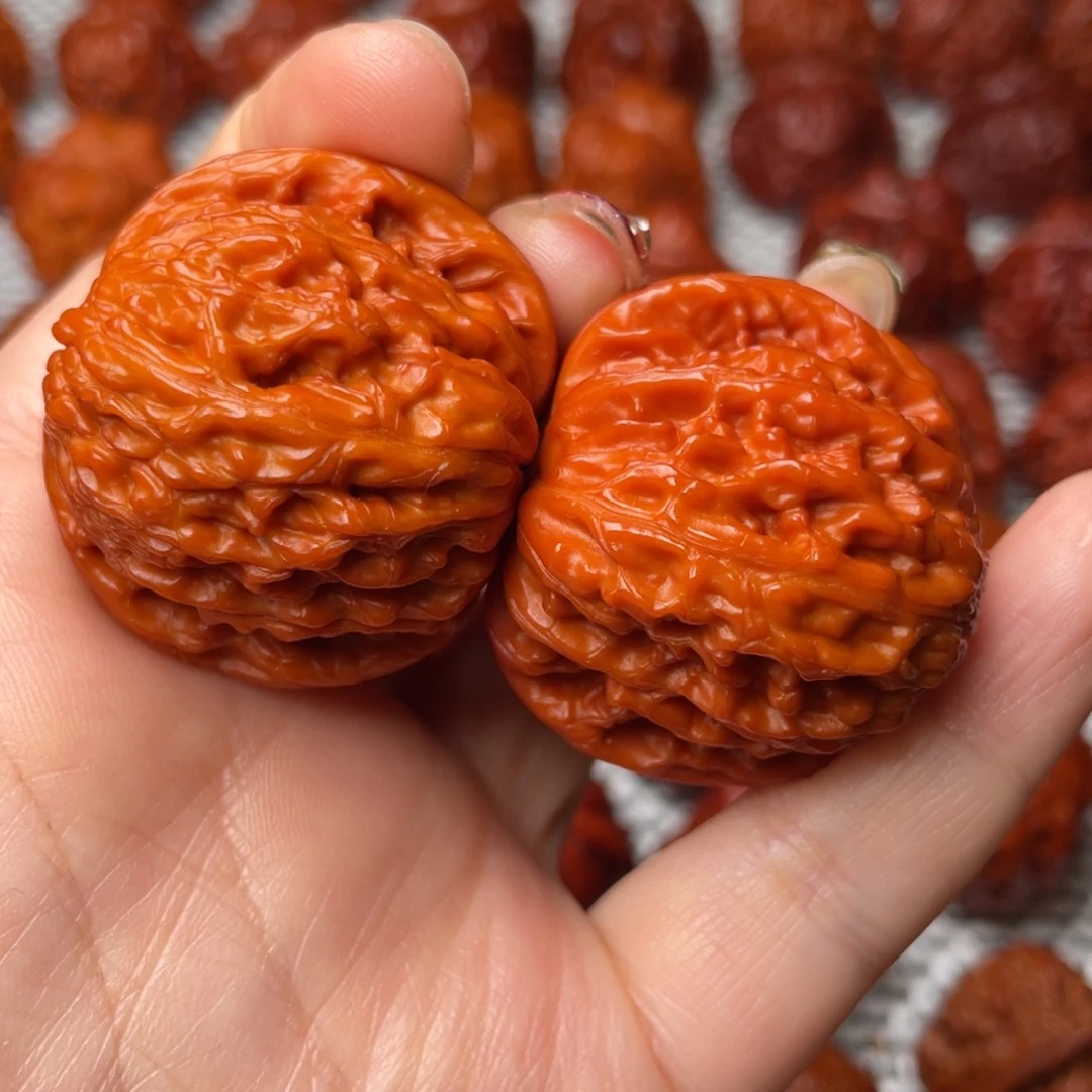 桃核吊坠文玩核桃 手把件 磨盘 39