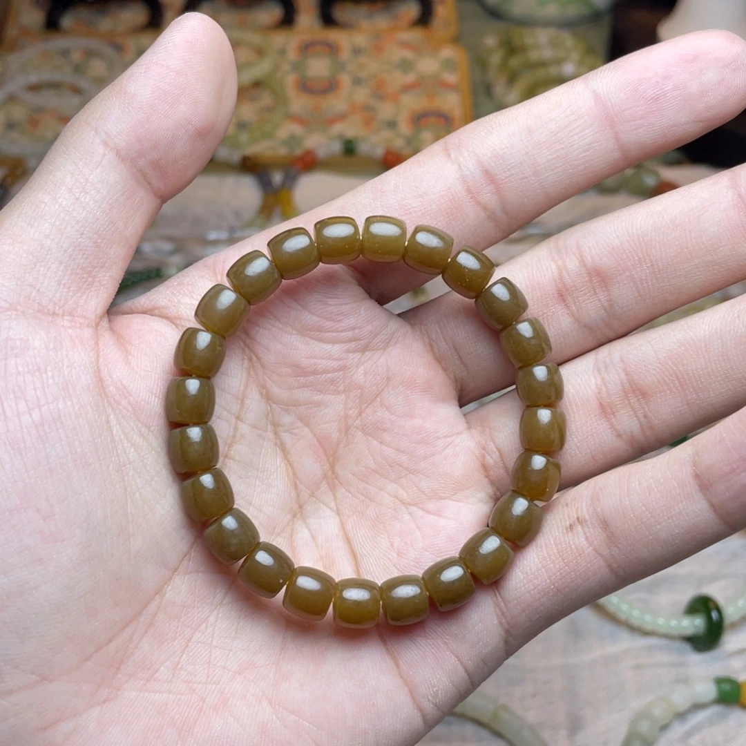 和田玉未镶嵌手链