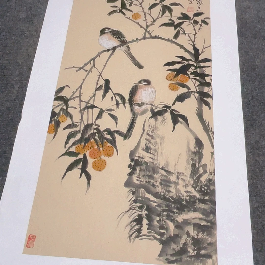 国画2平尺纯手绘国画作品