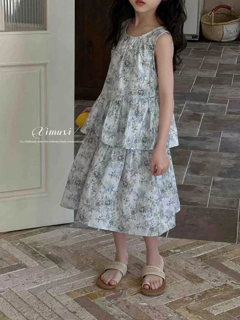 碎花连衣裙印花法式显瘦裙子夏季