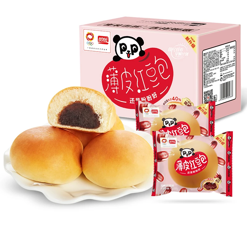 盼盼红豆包整箱零食点心营养香甜浓郁夹心奶香新鲜送礼