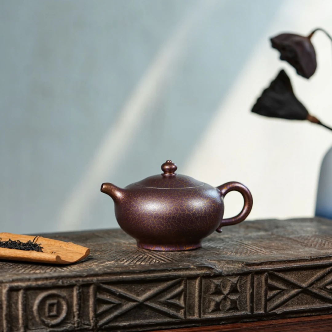 【玉圆】 泥料：紫袍玉砂 贝克烧 160cc