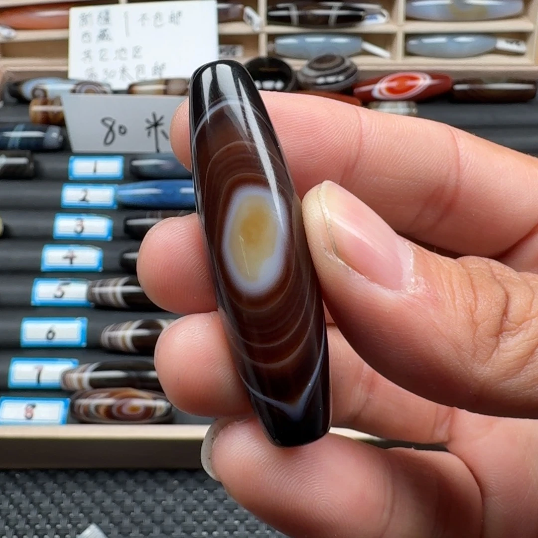 原***啊玛瑙/玉髓未镶嵌颈饰