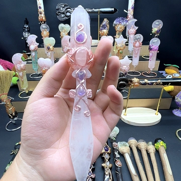 小***兔水晶摆件未镶嵌水晶
