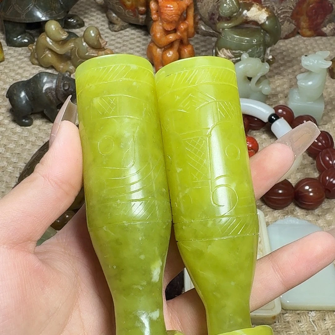 白玉菩提吊坠杨*挂件