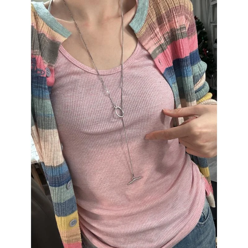 铜合金项链 【大号O20mm】项链流星简约百搭爱心项链