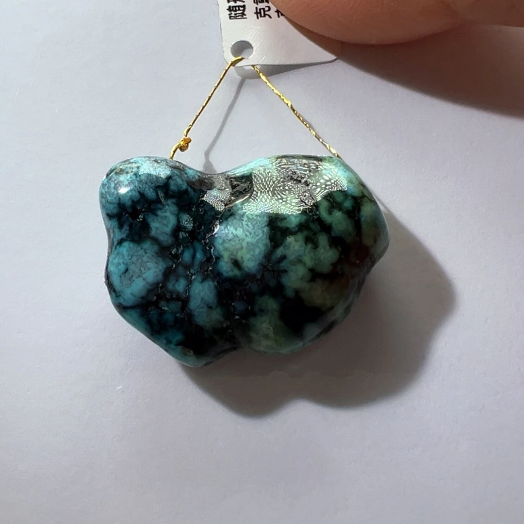 绿松石未镶嵌挂件