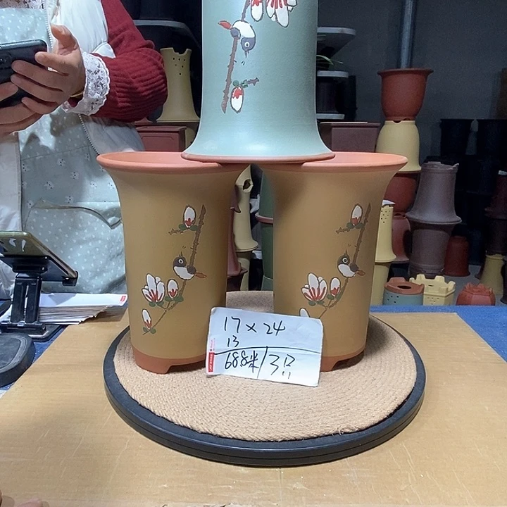 紫砂花盆紫砂花盆