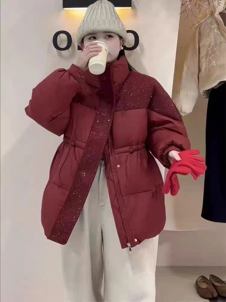 杨茹家25902时尚新年羽绒服