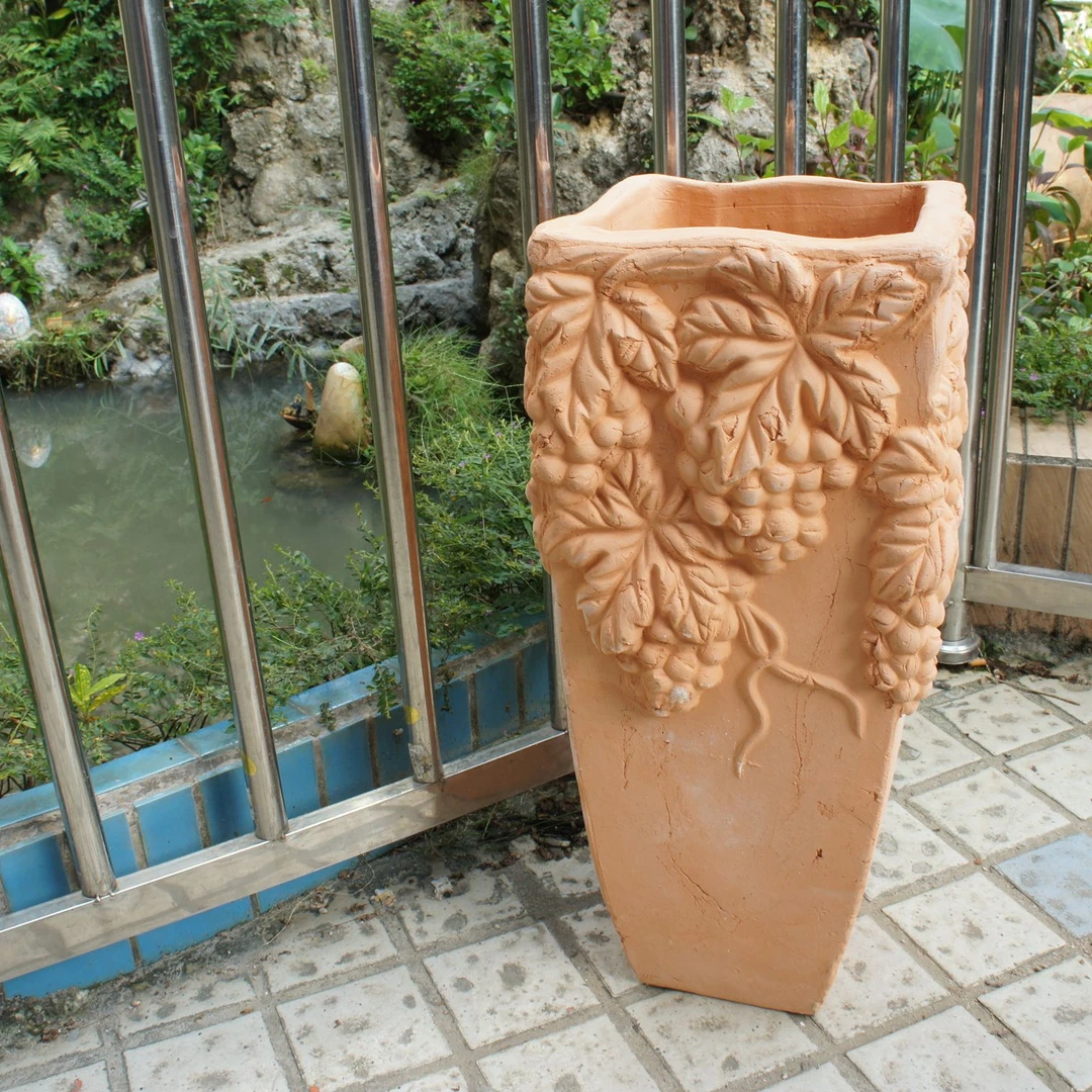 GREEN LAND绿家园在线手工陶盆葡萄高盆3609