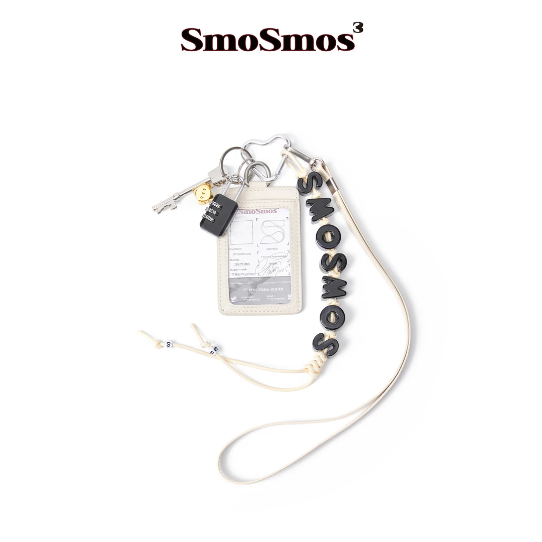 SmoSmos【气质白工牌】原创25春夏公交车卡饭卡时髦包包挂件礼物