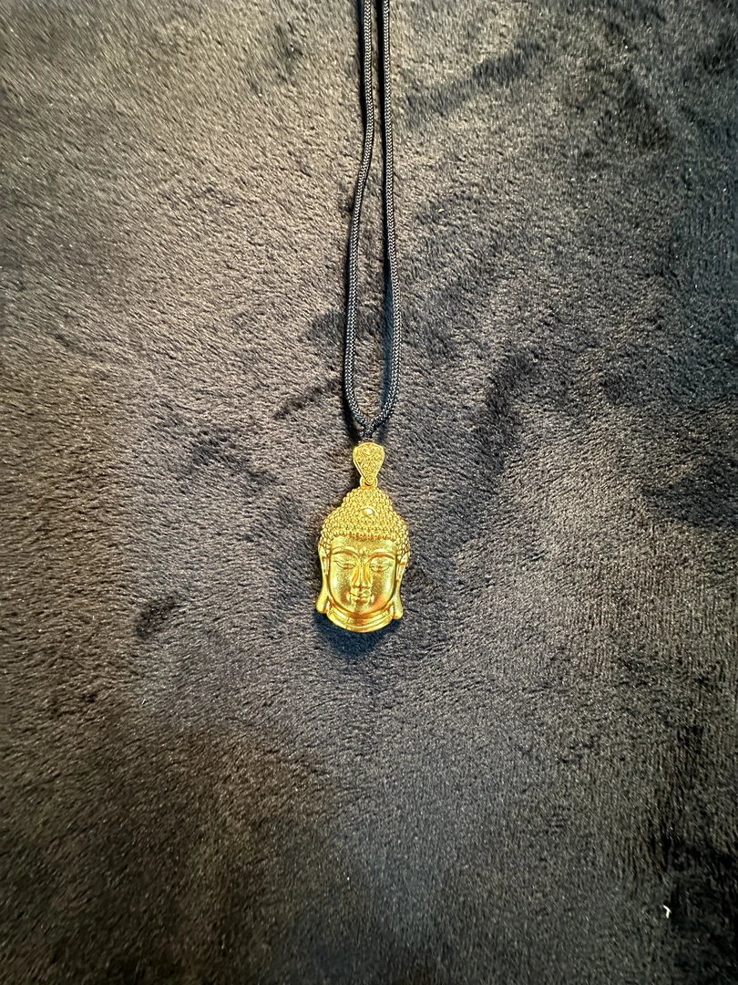 足金黄金佛公吊坠轻奢时尚款