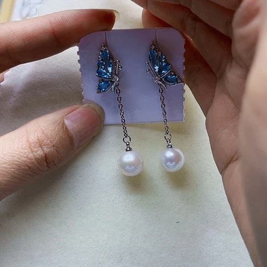 淡水珍珠材料银S925镶嵌