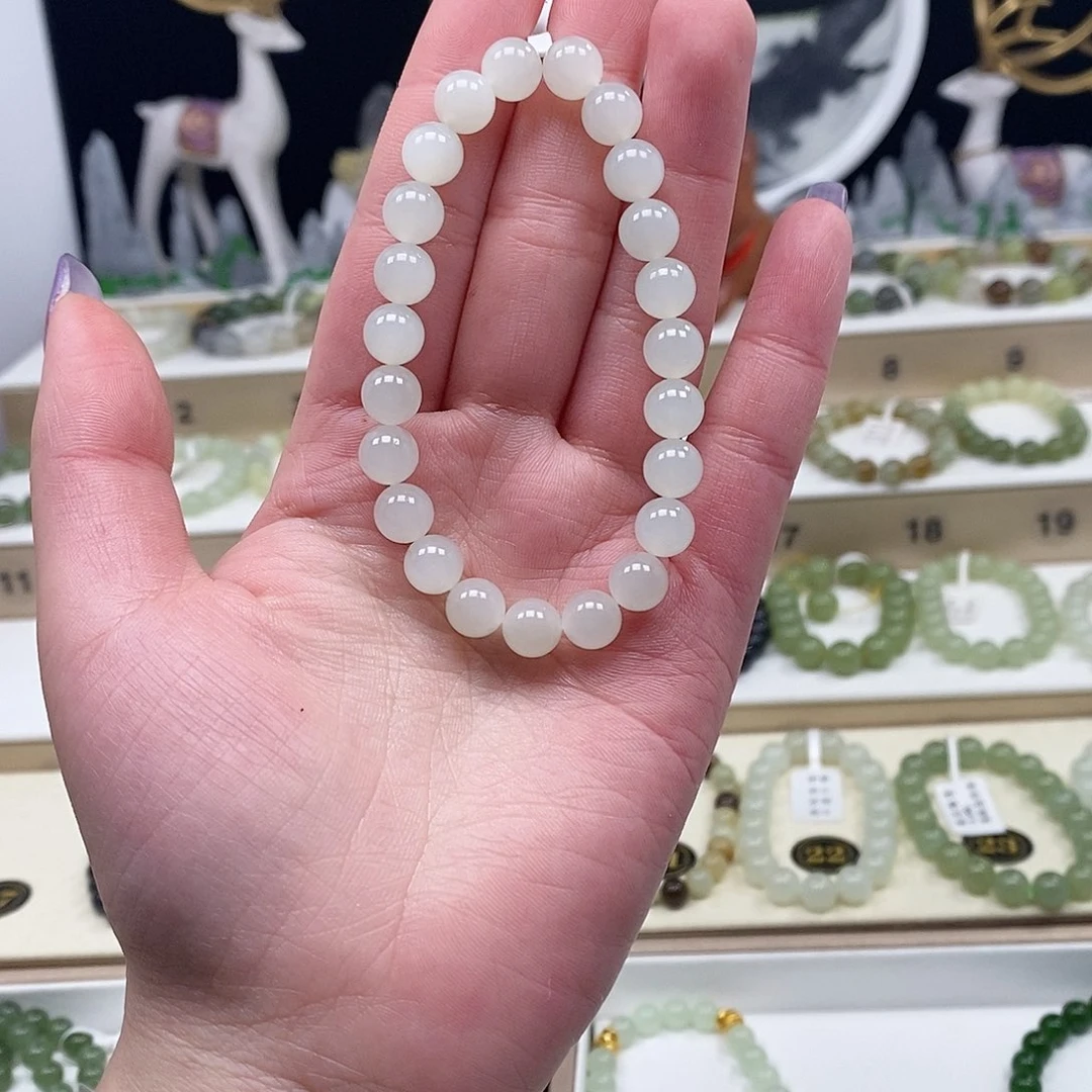 未镶嵌手串和田玉沐**雨
