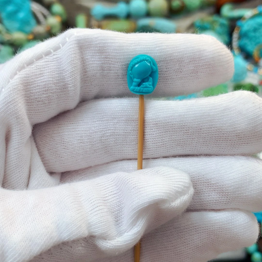 未镶嵌绿松石珠宝半成品