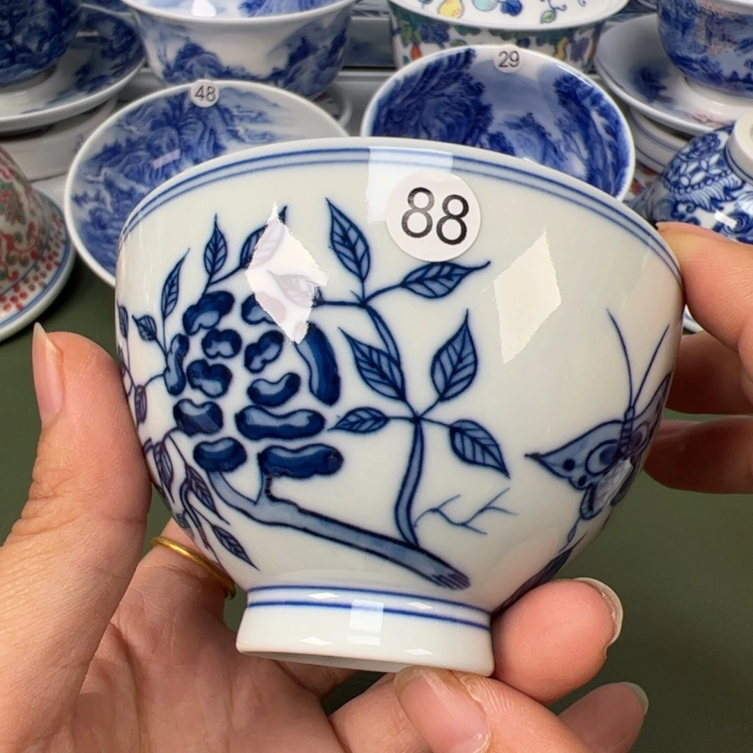 陶瓷景德镇纯手工纯手绘茶具木木88