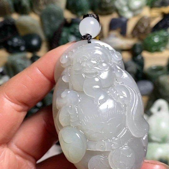 【闪购商品】和田玉（糖玉）珠宝半成品未镶嵌黄****）