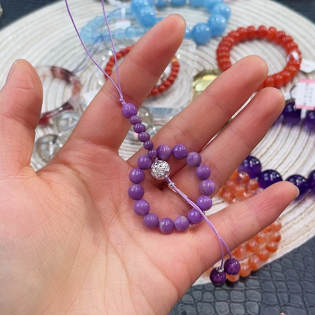 水晶手机链未镶嵌