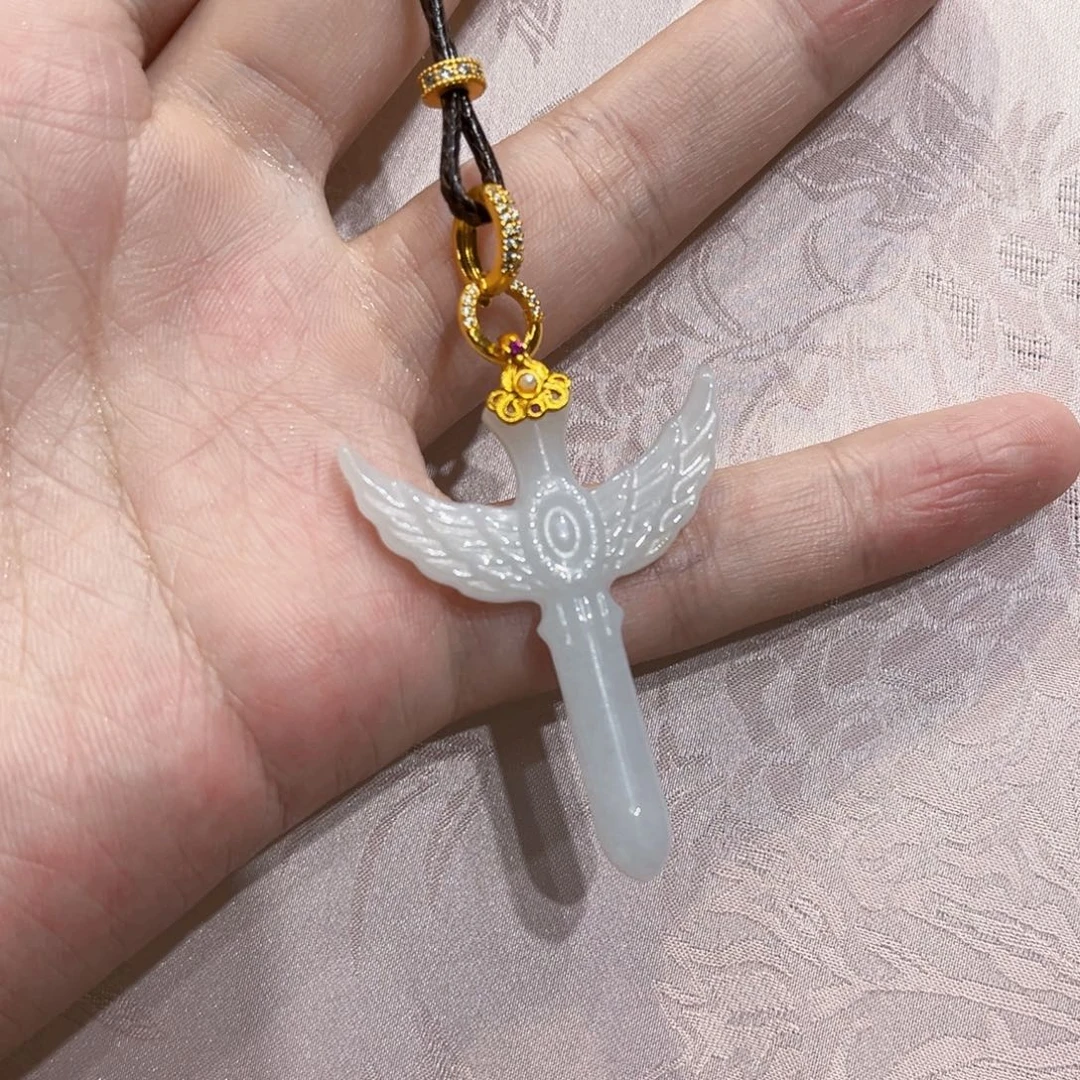 翡翠合金吊坠(赠链)