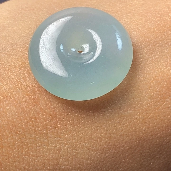 定制翡翠未镶嵌平安扣