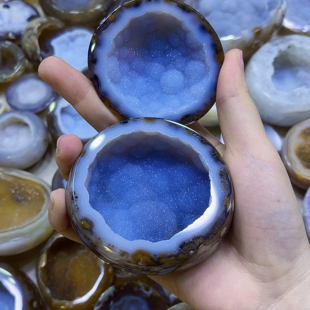 流***彩未镶嵌珠宝半成品紫晶