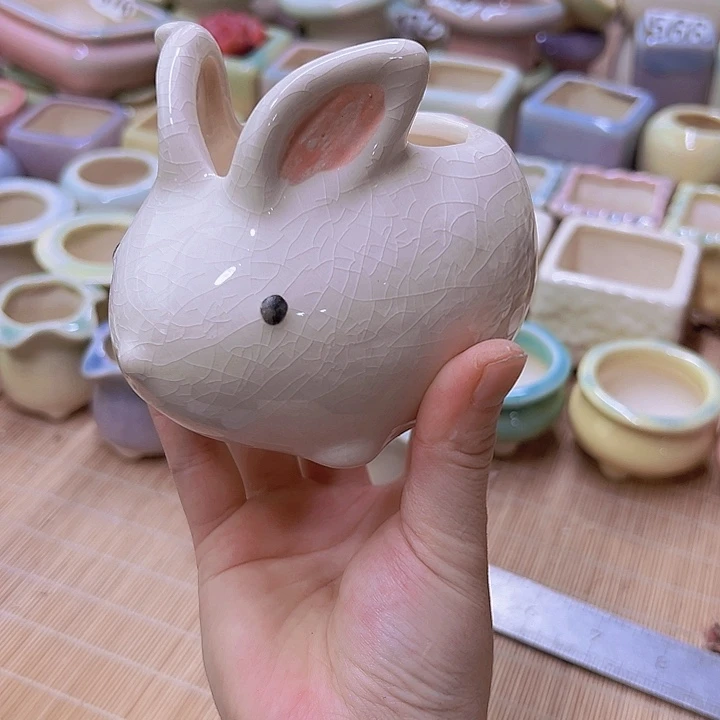 陶瓷花盆当场满12包邮，10个