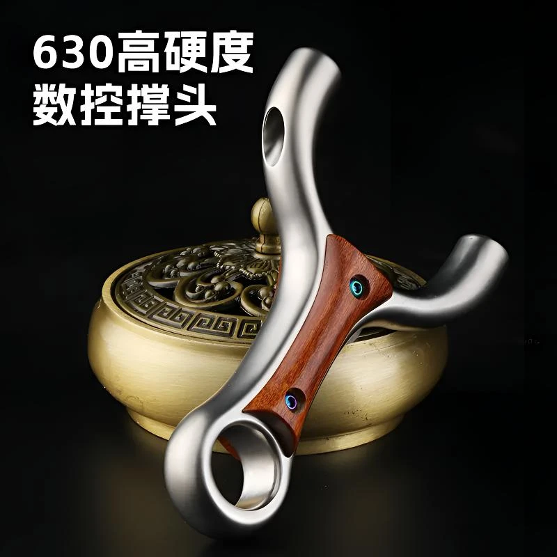 火狼正品夜隼630超硬不锈钢数控工艺户外竞技高精度单卡顶卡弹弓