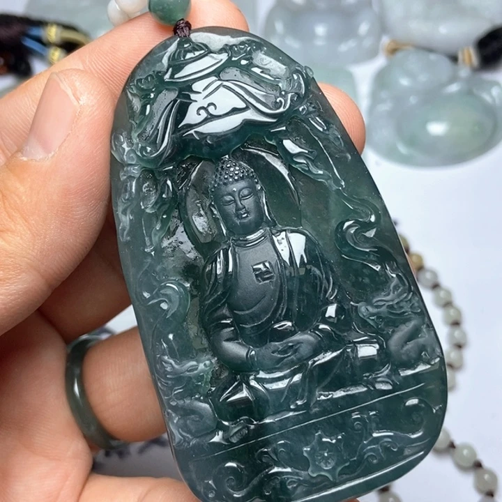 阿*** 翡翠未镶嵌颈饰翡翠