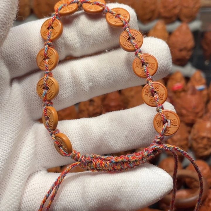 【闪购商品】橄榄核手串/手链五帝钱