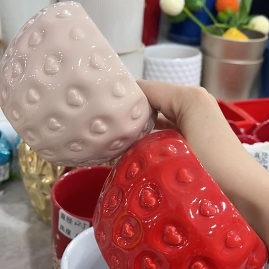 多肉绿植陶瓷花盆9.9包邮，有孔