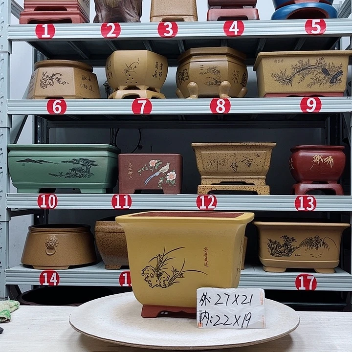 紫砂花盆紫砂花盆