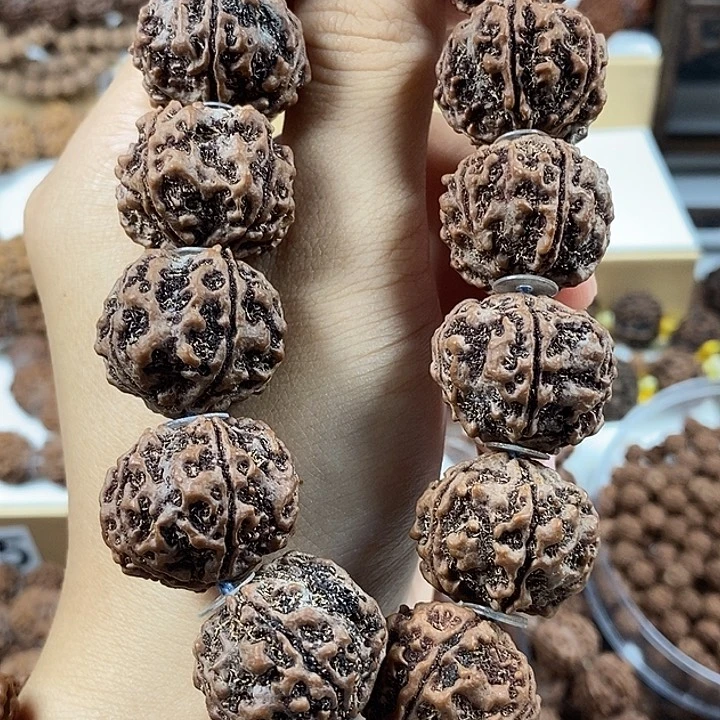 金刚菩提手串收藏版稀有精品龙骨梅花飞碟大尺寸