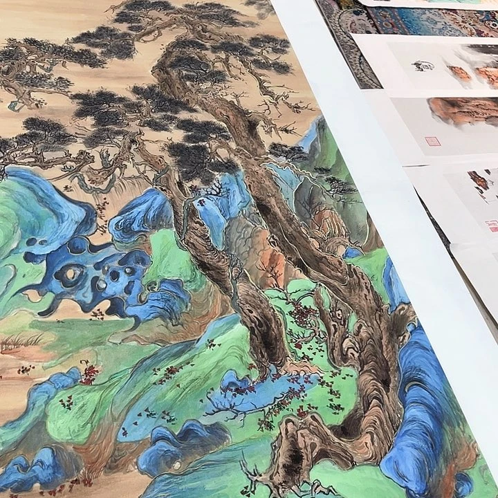 国画书画描金拓染金石传拓手写