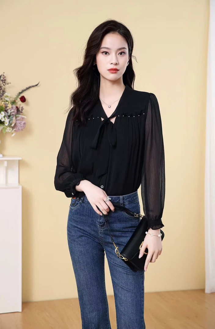 【OSM】2025春夏新款休闲时尚百搭长袖上衣