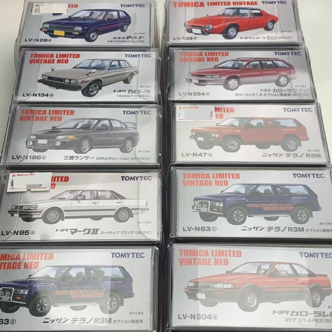 TLV-中古车系列 1:64合金仿真汽车模型收藏